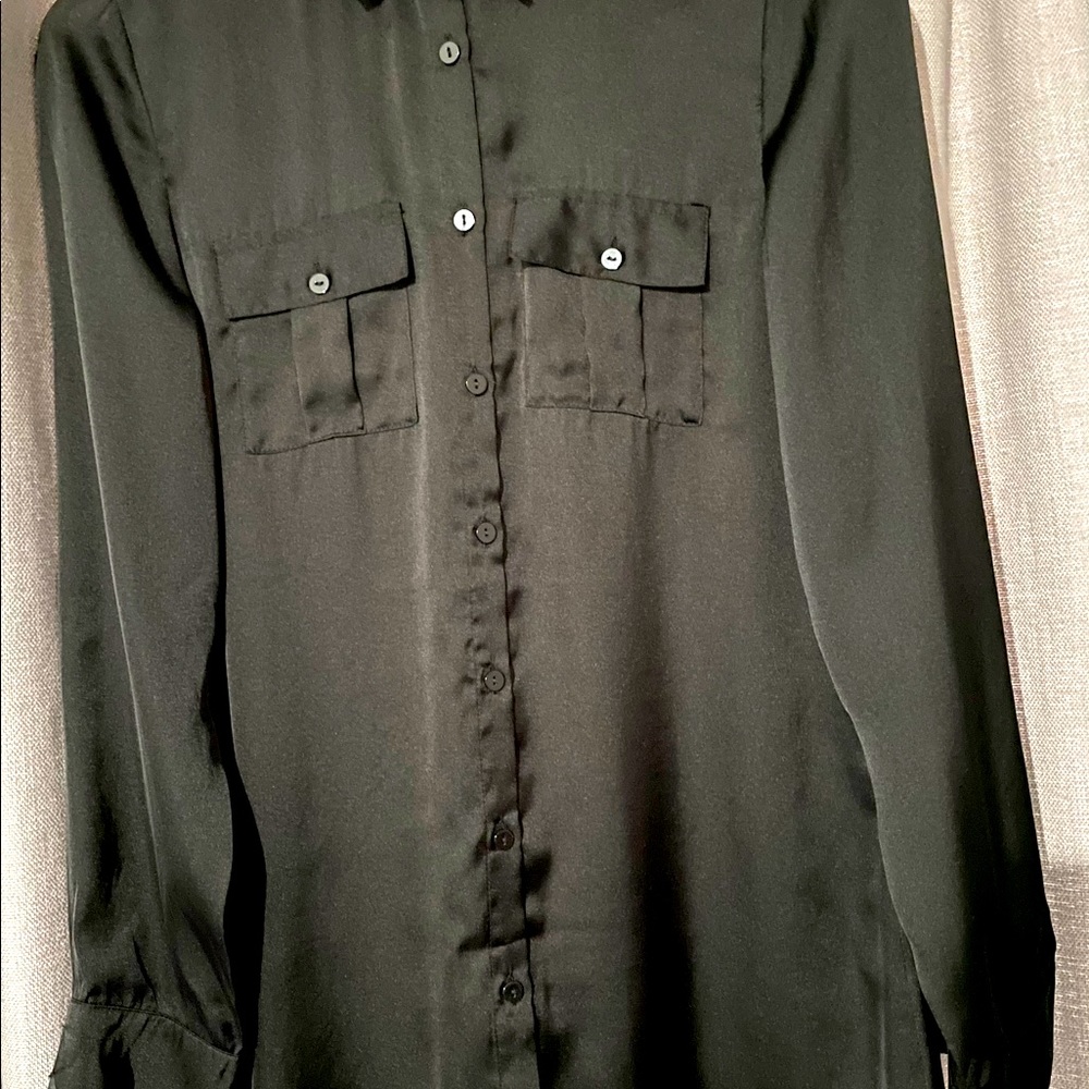 Envy Couture Tunic Style Button Shirt
